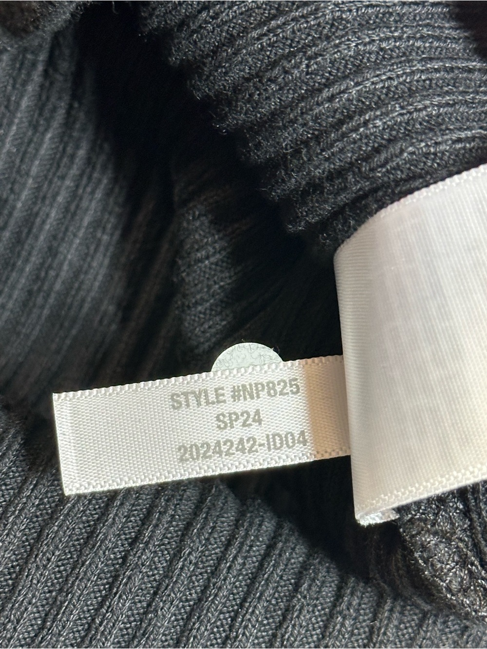 NWT Madewell Side-Slit Mockneck Tank, Ribbed, Black - Womens Small - Picture 8 of 10